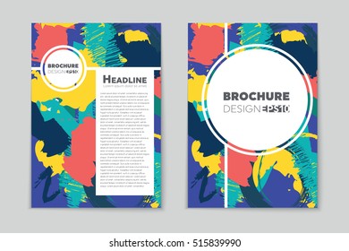 Abstract vector layout background set. For art template design, list, page, mockup brochure theme style, banner, idea, cover, booklet, print, flyer, book, blank, card, ad, sign, sheet, flyer, a4.