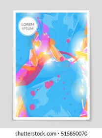 Abstract vector layout background set. For art template design, list, page, mockup brochure theme style, banner, idea, cover, booklet, print, flyer, book, blank, card, ad, sign, sheet, flyer, a4.