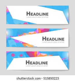 Abstract vector layout background set. For art template design, list, page, mockup brochure theme style, banner, idea, cover, booklet, print, flyer, book, blank, card, ad, sign, sheet, flyer, a4.