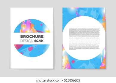 Abstract vector layout background set. For art template design, list, page, mockup brochure theme style, banner, idea, cover, booklet, print, flyer, book, blank, card, ad, sign, sheet, flyer, a4.