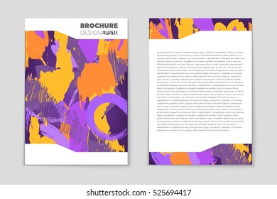 Abstract vector layout background set. For art template design, list, page, mockup brochure theme style, banner, idea, cover, booklet, print, flyer, book, blank, card, ad, sign, sheet, flyer, a4.