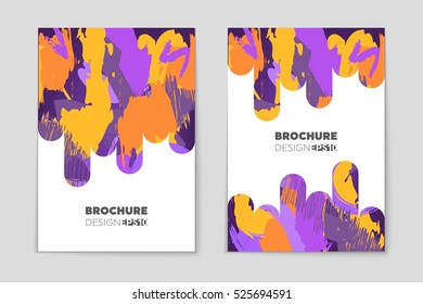 Abstract vector layout background set. For art template design, list, page, mockup brochure theme style, banner, idea, cover, booklet, print, flyer, book, blank, card, ad, sign, sheet, flyer, a4.
