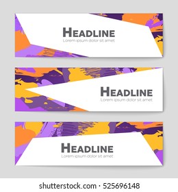 Abstract vector layout background set. For art template design, list, page, mockup brochure theme style, banner, idea, cover, booklet, print, flyer, book, blank, card, ad, sign, sheet, flyer, a4.