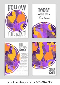 Abstract vector layout background set. For art template design, list, page, mockup brochure theme style, banner, idea, cover, booklet, print, flyer, book, blank, card, ad, sign, sheet, flyer, a4.