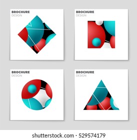 Abstract vector layout background set. For art template design, list, page, mockup brochure theme style, banner, idea, cover, booklet, flyer, book, blank, card, ad, sign, sheet, a4.