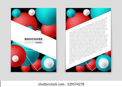 Abstract vector layout background set. For art template design, list, page, mockup brochure theme style, banner, idea, cover, booklet, flyer, book, blank, card, ad, sign, sheet, a4.