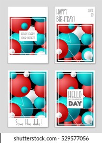 Abstract vector layout background set. For art template design, list, page, mockup brochure theme style, banner, idea, cover, booklet, flyer, book, blank, card, ad, sign, sheet, flyer, a4.
