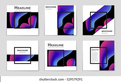 Abstract vector layout background set. For art template design, list, page, mockup brochure theme style, banner, idea, cover, booklet, flyer, book, blank, card, ad, sign, sheet, flyer, a4.