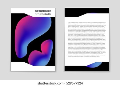 Abstract vector layout background set. For art template design, list, page, mockup brochure theme style, banner, idea, cover, booklet, flyer, book, blank, card, ad, sign, sheet, flyer, a4.