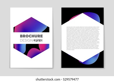 Abstract vector layout background set. For art template design, list, page, mockup brochure theme style, banner, idea, cover, booklet, flyer, book, blank, card, ad, sign, sheet, flyer, a4.