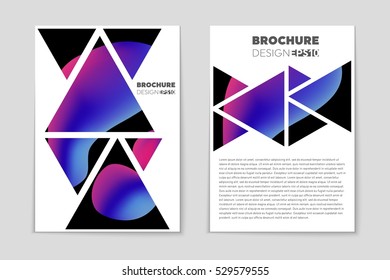 Abstract vector layout background set. For art template design, list, page, mockup brochure theme style, banner, idea, cover, booklet, flyer, book, blank, card, ad, sign, sheet, flyer, a4.
