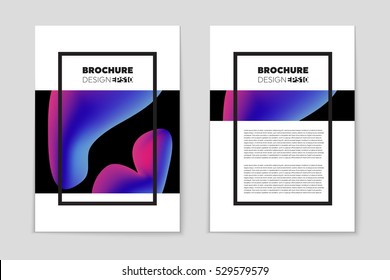 Abstract vector layout background set. For art template design, list, page, mockup brochure theme style, banner, idea, cover, booklet, flyer, book, blank, card, ad, sign, sheet, flyer, a4.