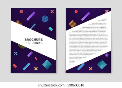 Abstract vector layout background set. For art template design, list, page, mockup brochure theme style, banner, idea, cover, booklet, print, book, blank, card, ad, sign, sheet, flyer, a4.