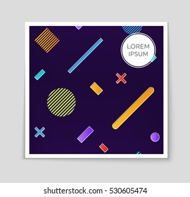 Abstract vector layout background set. For art template design, list, page, mockup brochure theme style, banner, idea, cover, booklet, print, book, blank, card, ad, sign, sheet, flyer, a4.