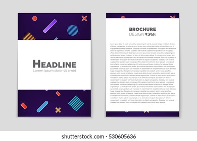 Abstract vector layout background set. For art template design, list, page, mockup brochure theme style, banner, idea, cover, booklet, print, book, blank, card, ad, sign, sheet, flyer, a4.