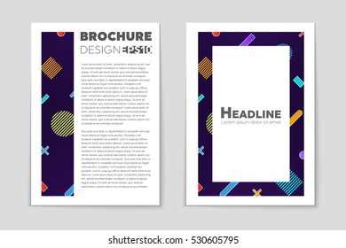 Abstract vector layout background set. For art template design, list, page, mockup brochure theme style, banner, idea, cover, booklet, print, book, blank, card, ad, sign, sheet, flyer, a4.
