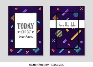 Abstract vector layout background set. For art template design, list, page, mockup brochure theme style, banner, idea, cover, booklet, print, book, blank, card, ad, sign, sheet, flyer, a4.