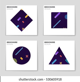 Abstract vector layout background set. For art template design, list, page, mockup brochure theme style, banner, idea, cover, booklet, print, book, blank, card, ad, sign, sheet, flyer, a4.