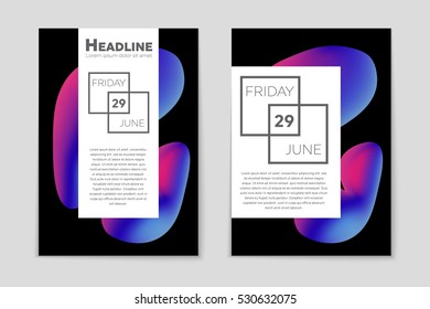 Abstract vector layout background set. For art template design, list, page, mockup brochure theme style, banner, idea, cover, booklet, print, book, blank, card, ad, sign, sheet, flyer, a4.