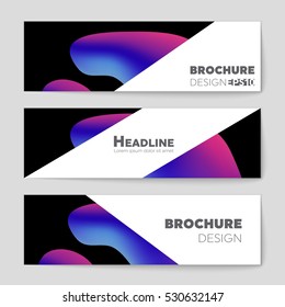 Abstract vector layout background set. For art template design, list, page, mockup brochure theme style, banner, idea, cover, booklet, print, book, blank, card, ad, sign, sheet, flyer, a4.