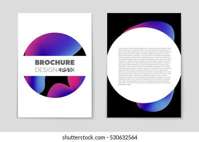 Abstract vector layout background set. For art template design, list, page, mockup brochure theme style, banner, idea, cover, booklet, print, book, blank, card, ad, sign, sheet, flyer, a4.