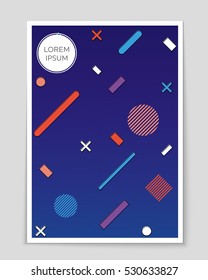 Abstract vector layout background set. For art template design, list, page, mockup brochure theme style, banner, idea, cover, booklet, print, book, blank, card, ad, sign, sheet, flyer, a4.