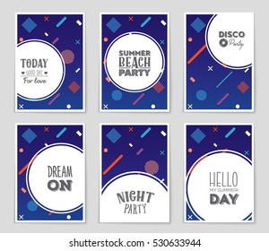 Abstract vector layout background set. For art template design, list, page, mockup brochure theme style, banner, idea, cover, booklet, print, book, blank, card, ad, sign, sheet, flyer, a4.