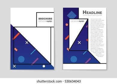 Abstract vector layout background set. For art template design, list, page, mockup brochure theme style, banner, idea, cover, booklet, print, book, blank, card, ad, sign, sheet, flyer, a4.