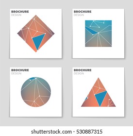 Abstract vector layout background set. For art template design, list, page, mockup brochure theme style, banner, idea, cover, booklet, print, book, blank, card, ad, sign, sheet, flyer, a4.