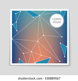 Abstract vector layout background set. For art template design, list, page, mockup brochure theme style, banner, idea, cover, booklet, print, book, blank, card, ad, sign, sheet, flyer, a4.