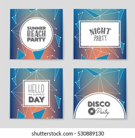 Abstract vector layout background set. For art template design, list, page, mockup brochure theme style, banner, idea, cover, booklet, print, book, blank, card, ad, sign, sheet, flyer, a4.