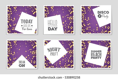 Abstract vector layout background set. For art template design, list, page, mockup brochure theme style, banner, idea, cover, booklet, print, flyer, book, blank, card, ad, sign, sheet, a4.