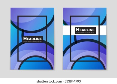 Abstract vector layout background set. For art template design, list, page, mockup brochure theme style, banner, idea, cover, booklet, print, book, blank, card, ad, sign, sheet, flyer, a4.