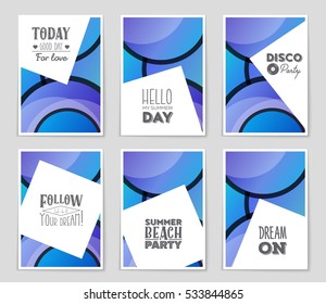 Abstract vector layout background set. For art template design, list, page, mockup brochure theme style, banner, idea, cover, booklet, print, book, blank, card, ad, sign, sheet, flyer, a4.