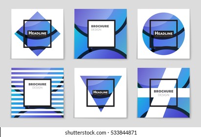 Abstract vector layout background set. For art template design, list, page, mockup brochure theme style, banner, idea, cover, booklet, print, book, blank, card, ad, sign, sheet, flyer, a4.