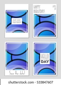 Abstract vector layout background set. For art template design, list, page, mockup brochure theme style, banner, idea, cover, booklet, print, book, blank, card, ad, sign, sheet, flyer, a4.