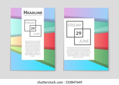 Abstract vector layout background set. For art template design, list, page, mockup brochure theme style, banner, idea, cover, booklet, print, book, blank, card, ad, sign, sheet, flyer, a4.