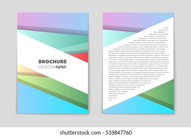 Abstract vector layout background set. For art template design, list, page, mockup brochure theme style, banner, idea, cover, booklet, print, book, blank, card, ad, sign, sheet, flyer, a4.