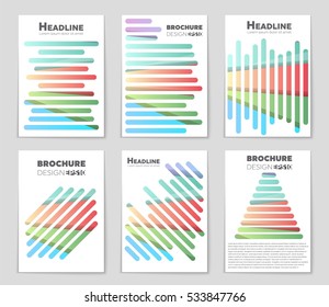 Abstract vector layout background set. For art template design, list, page, mockup brochure theme style, banner, idea, cover, booklet, print, book, blank, card, ad, sign, sheet, flyer, a4.