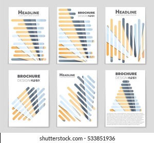 Abstract vector layout background set. For art template design, list, page, mockup brochure theme style, banner, idea, cover, booklet, print, book, blank, card, ad, sign, sheet, flyer, a4.