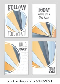 Abstract vector layout background set. For art template design, list, page, mockup brochure theme style, banner, idea, cover, booklet, print, book, blank, card, ad, sign, sheet, flyer, a4.