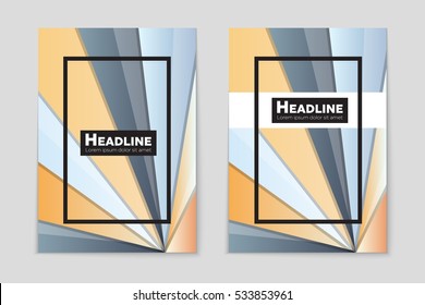 Abstract vector layout background set. For art template design, list, page, mockup brochure theme style, banner, idea, cover, booklet, print, book, blank, card, ad, sign, sheet, flyer, a4.