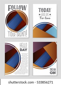 Abstract vector layout background set. For art template design, list, page, mockup brochure theme style, banner, idea, cover, booklet, print, flyer, book, blank, card, ad, sign, sheet, a4.