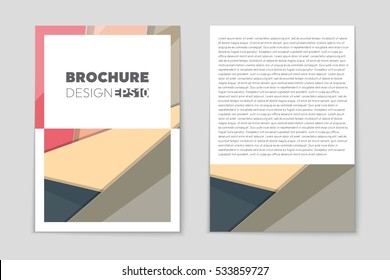 Abstract vector layout background set. For art template design, list, page, mockup brochure theme style, banner, idea, cover, booklet, print, flyer, book, blank, card, ad, sign, sheet, a4.