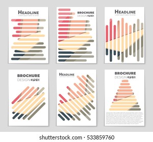 Abstract vector layout background set. For art template design, list, page, mockup brochure theme style, banner, idea, cover, booklet, print, book, blank, card, ad, sign, sheet, flyer, a4.
