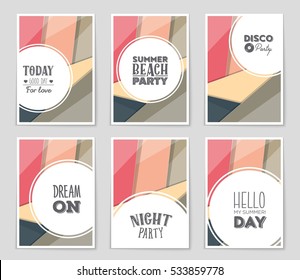 Abstract vector layout background set. For art template design, list, page, mockup brochure theme style, banner, idea, cover, booklet, print, book, blank, card, ad, sign, sheet, flyer, a4.