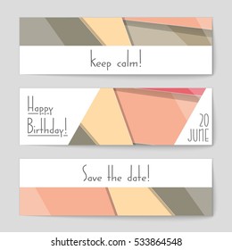 Abstract vector layout background set. For art template design, list, page, mockup brochure theme style, banner, idea, cover, booklet, print, flyer, book, blank, card, ad, sign, sheet, a4.