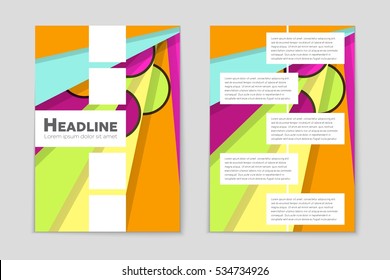 Abstract vector layout background set. For art template design, list, page, mockup brochure theme style, banner, idea, cover, booklet, print, flyer, book, blank, card, ad, sign, sheet, a4.