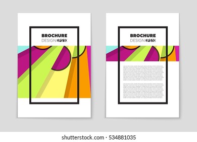 Abstract vector layout background set. For art template design, list, page, mockup brochure theme style, banner, idea, cover, booklet, print, flyer, book, blank, card, ad, sign, sheet, a4.