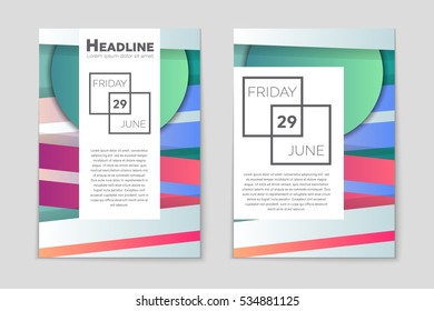 Abstract vector layout background set. For art template design, list, page, mockup brochure theme style, banner, idea, cover, booklet, print, flyer, book, blank, card, ad, sign, sheet, a4.